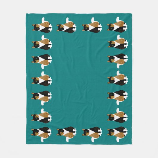 Calico Cat Fleece Blanket (Voorkant)