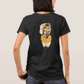 Calico Cat Front en Butt T-shirt (Achterkant)