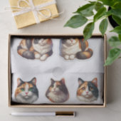  Calico Cat Fussy Cuts Tissuepapier (Geschenk)
