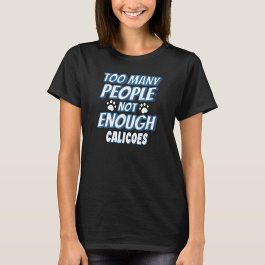 Calico Cat Gezegde Introvert T-shirt (Voorkant)