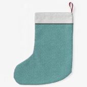 Calico Cat Hanging On | Grappige kat vakantie Kers Kleine Kerstsok (Achterkant)