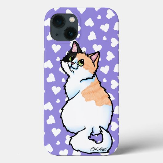 Calico Cat Hoesje-Mate iPhone Case (Achterkant)