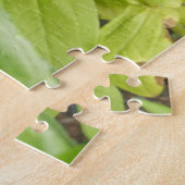 Calico Cat in de Zinnias Legpuzzel (Zijkant)