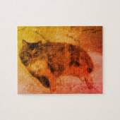 Calico Cat Jigzaag Puzzle Legpuzzel (Horizontaal)