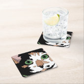 Calico Cat Kartonnen Onderzetters (Insitu)