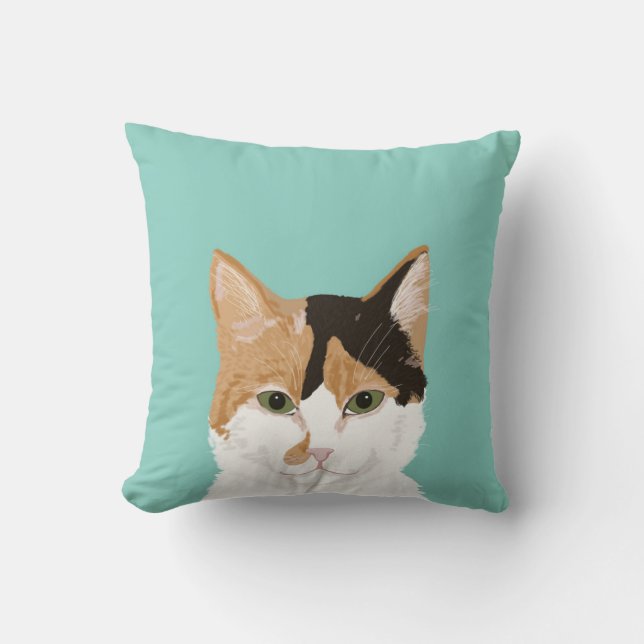 Calico Cat -  kattencadeaus voor huisdeeg Kussen (Voorkant)
