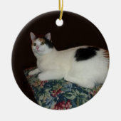 Calico Cat Keramisch Ornament (Voorkant)