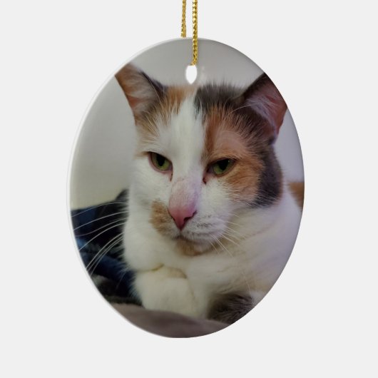 Calico cat keramisch ornament (Rechts)