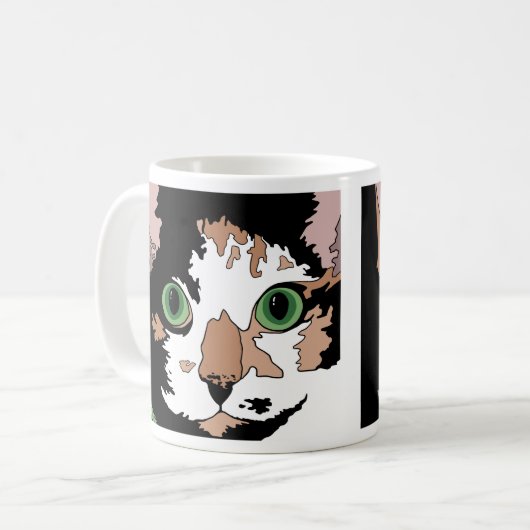 Calico Cat Koffiemok (Voorkant links)