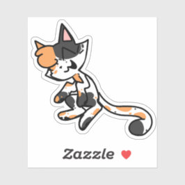 Calico Cat Laptop Stickers