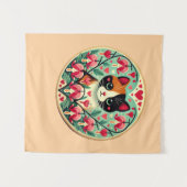 Calico Cat love Wandkleed (Voorkant (horizontaal))