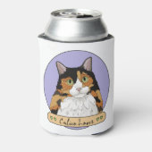 Calico Cat Lover Blikjeskoeler (Blikje Achterkant)