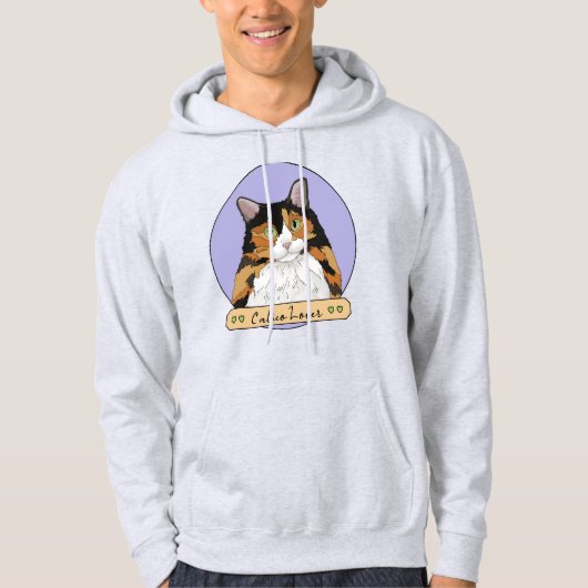 Calico Cat Lover Hoodie (Voorkant)