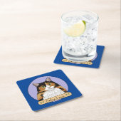 Calico Cat Lover Kartonnen Onderzetters (Insitu)