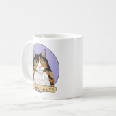 Calico Cat Lover Koffiemok (Voorkant links)