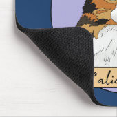 Calico Cat Lover Muismat (Hoek)