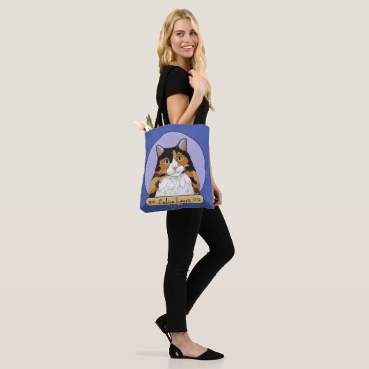 Calico Cat Lover Tote Bag (Op model)
