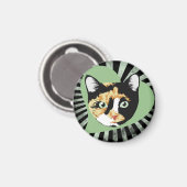 Calico Cat Magneet (Voorkant / Achterkant)