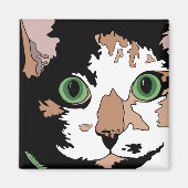 Calico Cat Magneet (Voorkant)