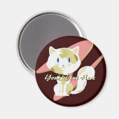 Calico Cat Magnet (Voorkant / Achterkant)