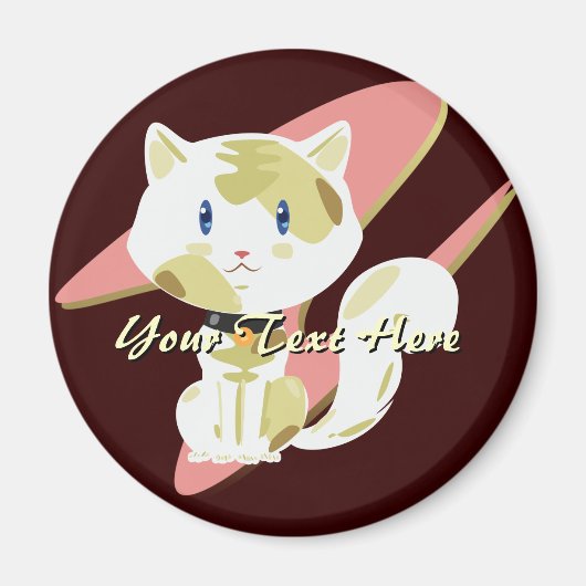 Calico Cat Magnet (Voorkant)