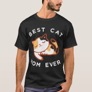 Calico Cat mam Best Kat Moeder Ever T-shirt Gift