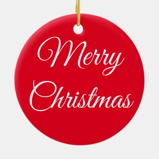 Calico Cat met Pet van de Kerstman Keramisch Ornament (Achterkant)