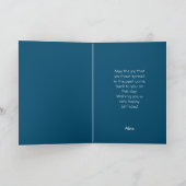 Calico Cat Moon Dancing Birthday-kaart Bedankkaart (Binnen)