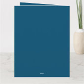 Calico Cat Moon Dancing Birthday-kaart Kaart (Achterkant)