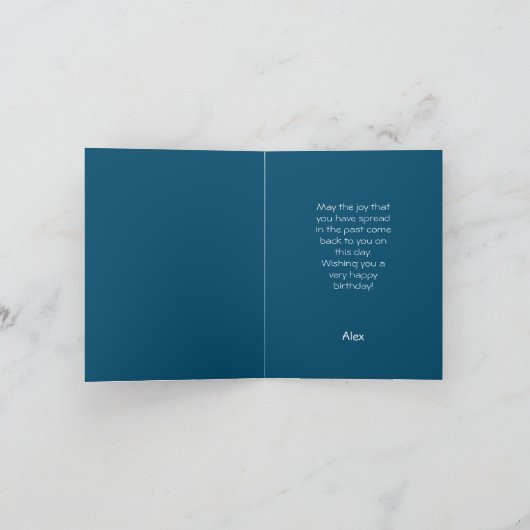 Calico Cat Moon Dancing Birthday-kaart Kaart (Binnen)