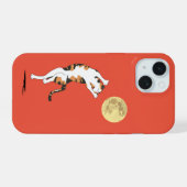 Calico Cat Moon Dancing Hoesje-Mate iPhone Case iPhone 15 Case (Achterkant horizontaal)