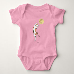 Calico Cat Moon Dancing Romper