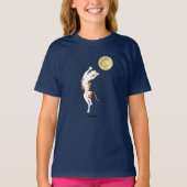 Calico Cat Moon Dancing T-Shirt (Voorkant)