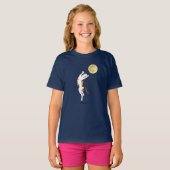 Calico Cat Moon Dancing T-Shirt (Voorkant volledig)