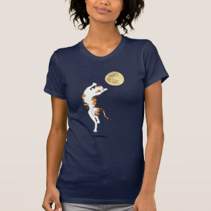 Calico Cat Moon Dancing T-shirt