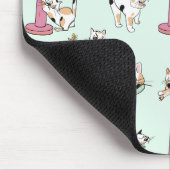 Calico Cat Mousepad Muismat (Hoek)