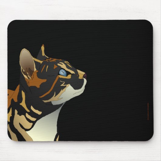 Calico Cat mousepad Muismat (Voorkant)