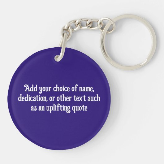 Calico Cat Mozaïek - modern & kleurrijk - eigen te Sleutelhanger (Achterkant)