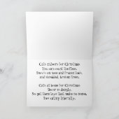 Calico cat on red cards Christmas edition Feestdagen Kaart (Binnen)