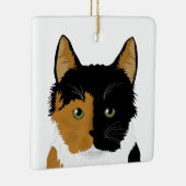 Calico Cat Ornament (Rechts)