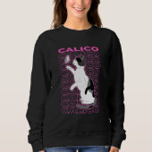 Calico Cat Pastel Aesthetic Trui (Voorkant)