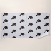 Calico Cat Posing Strandlaken (Voorkant)