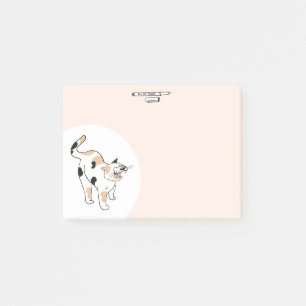 Calico Cat Post-it® Notes