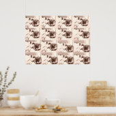  Calico Cat Poster (Keuken)