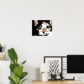 Calico Cat Poster (Thuiskantoor)