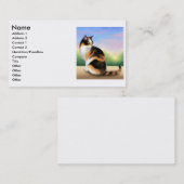 Calico Cat-profielkaart Visitekaartje (Voorkant / Achterkant)