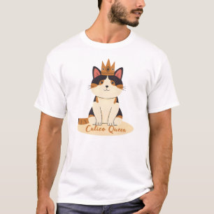 Calico Cat Queen T-shirt