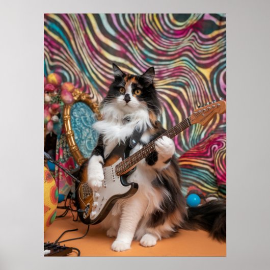 Calico Cat Rocker Poster (Voorkant)