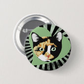 Calico Cat Ronde Button 5,7 Cm (Voorkant /achterkant)