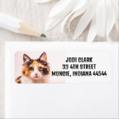 CALICO CAT SCHATTIGEE RETOURADRESLABELS ETIKET (Insitu)